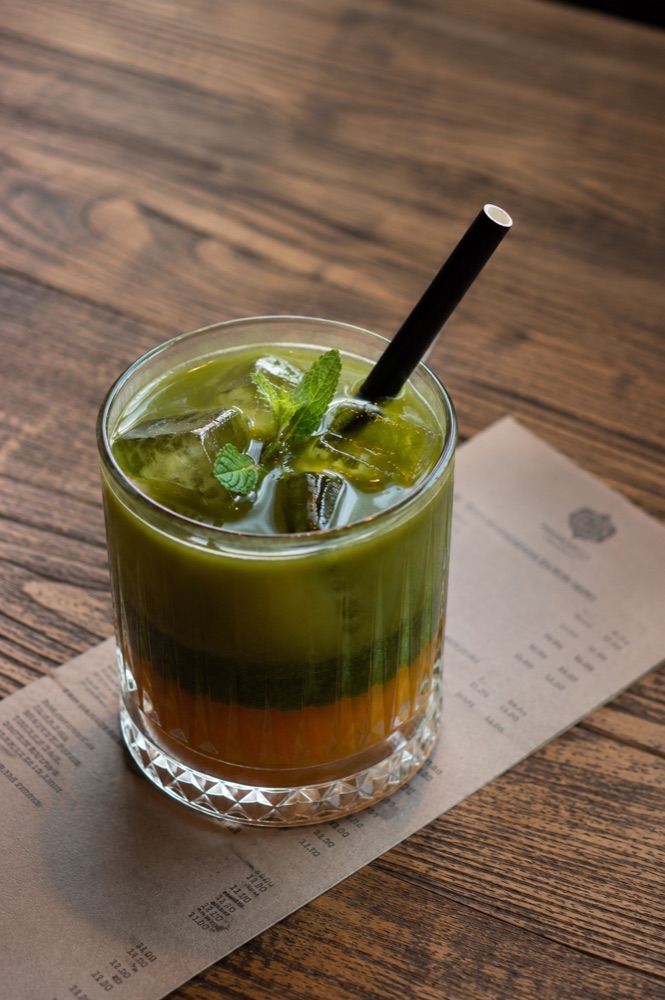 Matcha latte z ponuky bistra RODIN